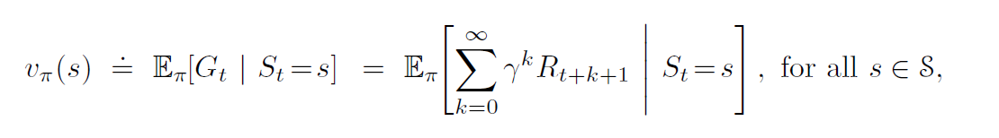 State-Value Function Equation